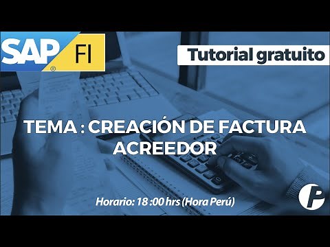Aprende SAP en Prime - SAP FI - Como crear una factura acreedor