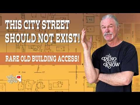We're GOING INSIDE a nearly abandoned 1902 building to explain a mysterious street in Reno, Nevada!