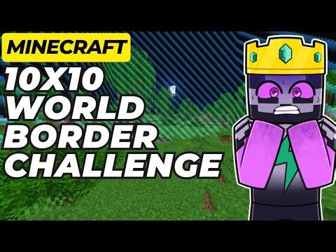 Minecraft But My World Starts at 10x10 Blocks...
