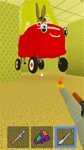 roblox shrek in the backrooms donkey got stuck driving a car 🚗 lol 😂😆🤣