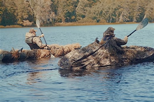 Proper Kayak Concealment Will Help You Limit Out More While Duck Hunting