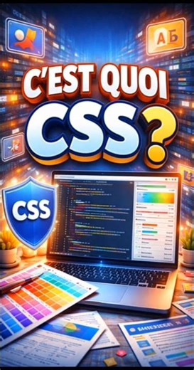 🎨 C’est Quoi Le CSS ? Explication Simple Et Rapide #CSS #web #ApprendreCSS #HTML #DeveloppementWeb
