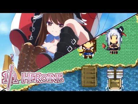 【Animation】RPG Heroine Who Looks Giant On The World Map But Actually Is That Big: Boat Ride!