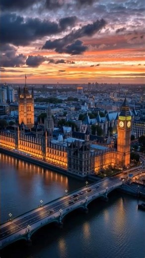 London 🔥 Cinematic Views Looks Unreal 😍🇬🇧 #Shorts