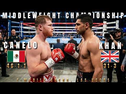 CANELO ALVAREZ (MEX) vs AMIR KHAN (UK) Fight | MIDDLEWEIGHT CLASH | KO