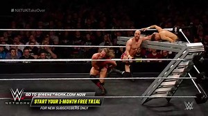 Ladders prove relentless in 4-Way Ladder showdown: TakeOver: Blackpool II (WWE Network Exclusive)