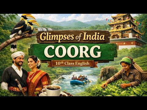 Up board 10th class english/Coorg chapter/Chapter name Coorg/all questions in one shot
