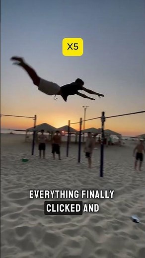 Can you land this pull-up bar jump? @liadsasonov #parkour #calisthenics #challenge