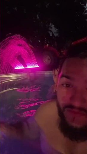 Transform your pool with the Solar-Powered Pool Fountain! Featuring 10-color LED lights and 4 modes,