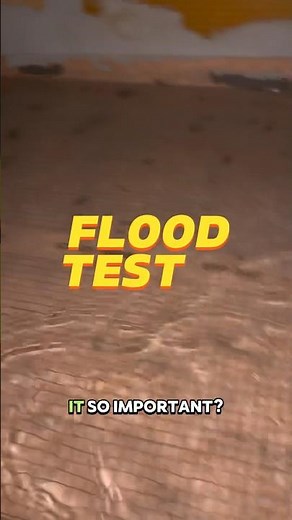 Flood Tests - a crucial step in your waterproofing #schlutersystems #waterproof #waterproofing
