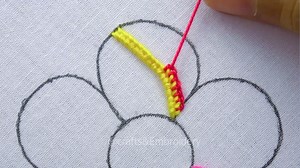 36K views · 1.9K reactions | Hand Embroidery Elegant New Buttonhole Net Stitch Flower Embroidery Tutorial by Crafts & Embroidery Video Link: https://youtu.be/jUzHBaQESqI | Crafts & Embroidery | Facebook
