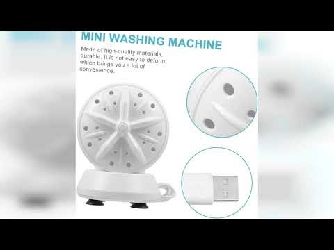 Review: DOITOOL Handwash Simulation Portable Washing Machine Sonic Turbine Mini Washer 3min20s...