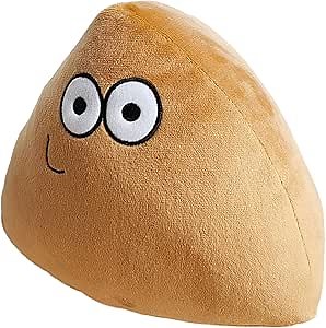 Pou Plush, 8.7in Alien Pou Plush Toy, Alien Plushie Stuffed Animal Pou Doll Gifts for Christmas Valentine's Day