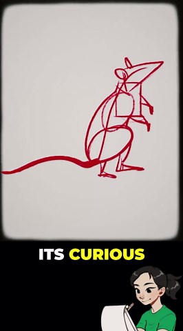 How to draw a Chinese zodiac rat