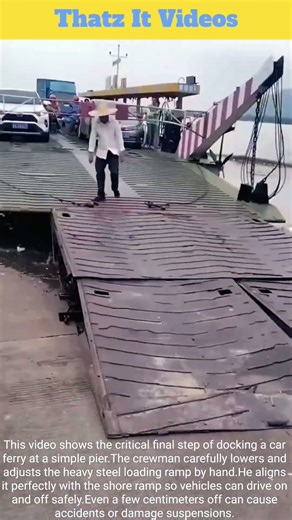 Ferry Ramp Alignment: Manual Docking Precision