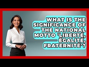 What Is the Significance of the National Motto 'Liberté, Égalité, Fraternité'? - France Fact File