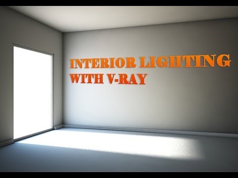 Interior lighting with V-Ray Sun