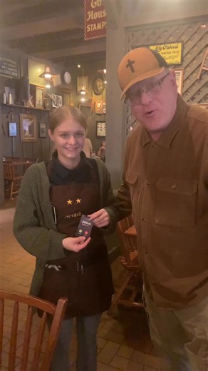 Nevaeh, Heaven spelled backwards, accepted Jesus as her Saviour after reading a tract left by a customer #momentswiththebook #MomentsWithGod #tractevangelism | Rodney Baker