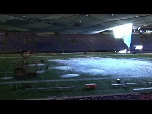 CNN: Inside the collapsed Metrodome