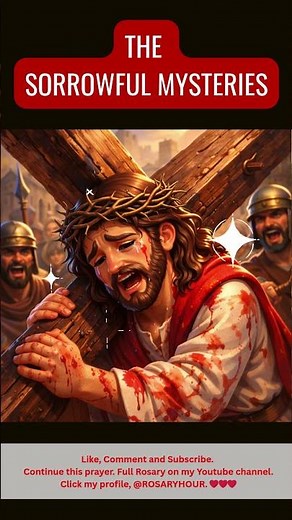 Sorrowful Mysteries - Virtual Rosary @Rosaryhour EP58 The Carrying of the Cross