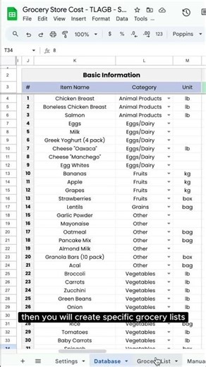 Save & Compare Grocery Store prices with this Google Sheets Template 🛒 | Save Money #frugalliving