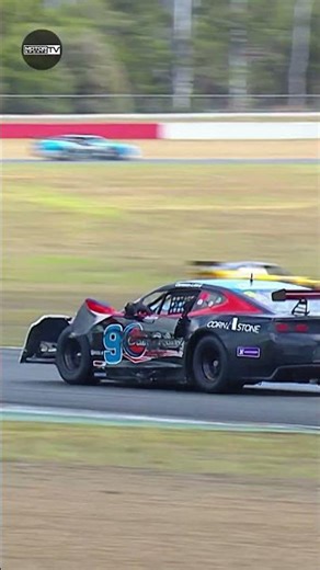 HEAVY CRASH into light pole tyre barriers 😱 #shorts #crash @SuperSeries.Official 😱