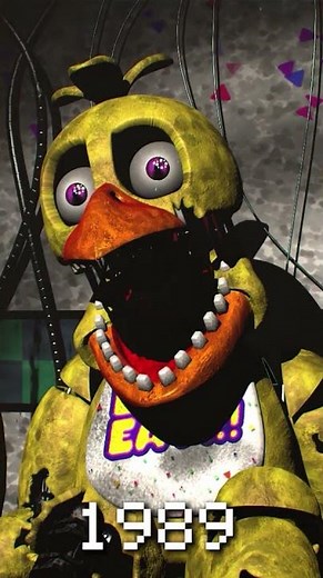 FNAF Withered Animatronics Animation over the years