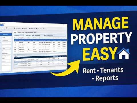 Property Management Software | Full Demo | Manage Rent & Tenants Easily | #wpf #coding #csharp