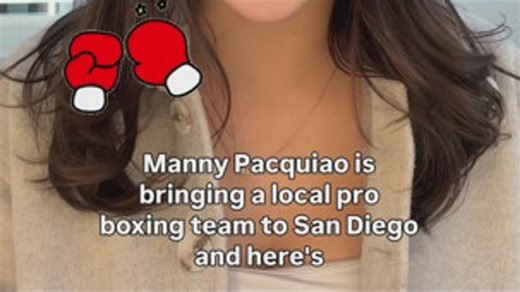 Boxing legend Manny Pacquiao is joining a TBL team that’s expected to be in San Diego. | CBS 8 San Diego
