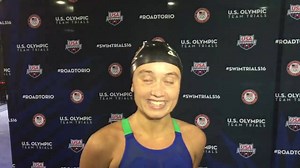 Summer Finke talks about her time here at Olympic Trials #swimtrials16 | Florida Swim Network