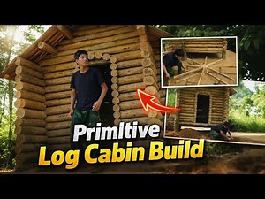 Primitive Log Cabin Build
