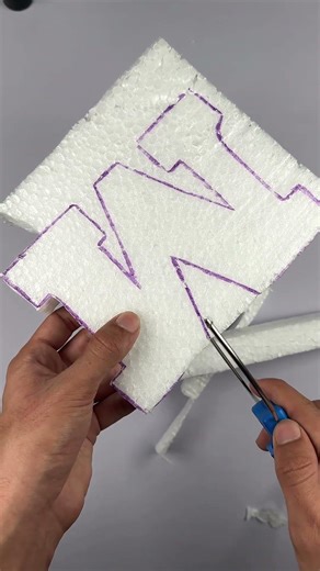 foam cutting|foam cutting letter M 🫡|What would you like to happen next? #foamcutting #foamcutter