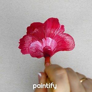 Easy technique Beautiful Flowers Painting 😍 | Paintify