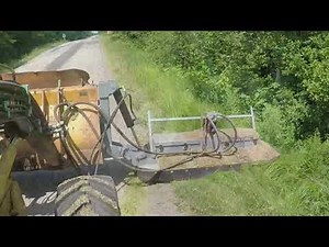 Backhoe Mounted Forax Heavy Duty Brush Cutter