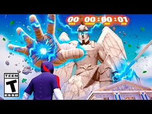 ¡AHORA MISMO! EVENTO FINAL FORTNITE TEMPORADA 3 *LA ESTATUA DEL OLIMPO SE ROMPE en VIVO!!*