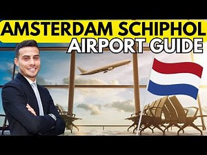 [4K] AMSTERDAM SCHIPHOL AIRPORT GUIDE - ARRIVALS AND DEPARTURES - WATCH BEFORE YOU GO