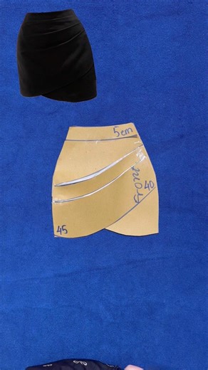 Pattern Making Tutorial for a Double-Layer Skirt ✨ #sewing #pattern #sewingtutorial #fashion