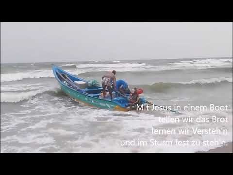 Mit Jesus in einem Boot