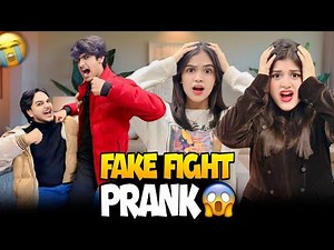 ABUBAKAR & ALI FAKE FIGHT PRANK // ALISHA ALIZEH SHOCKED