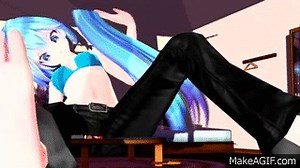 Miku Room Growth [MMD] on Make a GIF