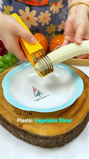 Multi-Purpose Slicer 🍌🥕 | Fast Banana & Soft Veg Cutter✨ - Mini Do