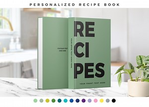 Personalized Recipe Journal: Custom Cookbook, 300 Recipes - Etsy