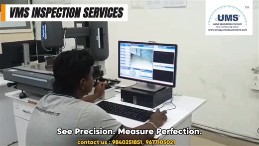 🔍 VMS INSPECTION SERVICE | UMS METROLOGY Struggling to measure small & delicate components with micron-level accuracy? Our VMS Inspection Service delivers high-precision, non-contact optical measurement for complex and precision parts. ✅ Accurate inspection of small & intricate components ✅ Fast, repeatable results with CAD comparison & GD&T analysis ✅ Reduce rework • Improve quality • Ensure compliance ✅ Trusted by Automotive, Aerospace, Electronics & Precision Manufacturing 📞 Contact UMS Met