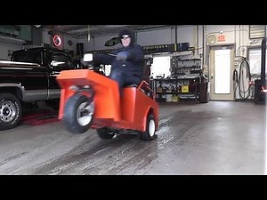 Cushman Gone Wild Wheelies & High Speed Runs!