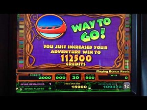 Betti the Yetti slot bonus spin max bet with a handpay.