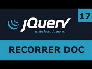 17. Tutorial jQuery: Recorrer el documento de HTML