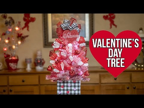 Decorating A Valentine's Day Tree