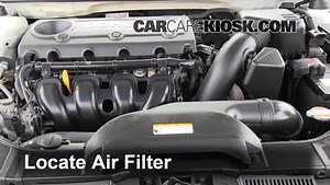How to Change Engine Air Filter: 2012 Kia Forte EX 2.0L 4 Cyl. Coupe
