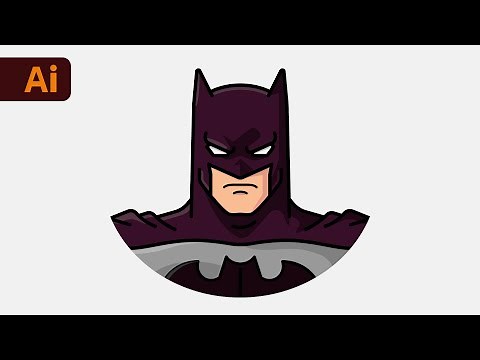 Adobe Illustrator Tutorial: Create a Vector Batman Character from Sketch