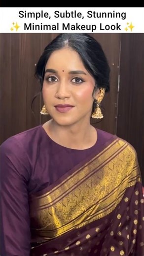 Mua- ak__makeover | minimal makeup tutorial step by step #shorts #bridalmakeup #makeover #glam #mua